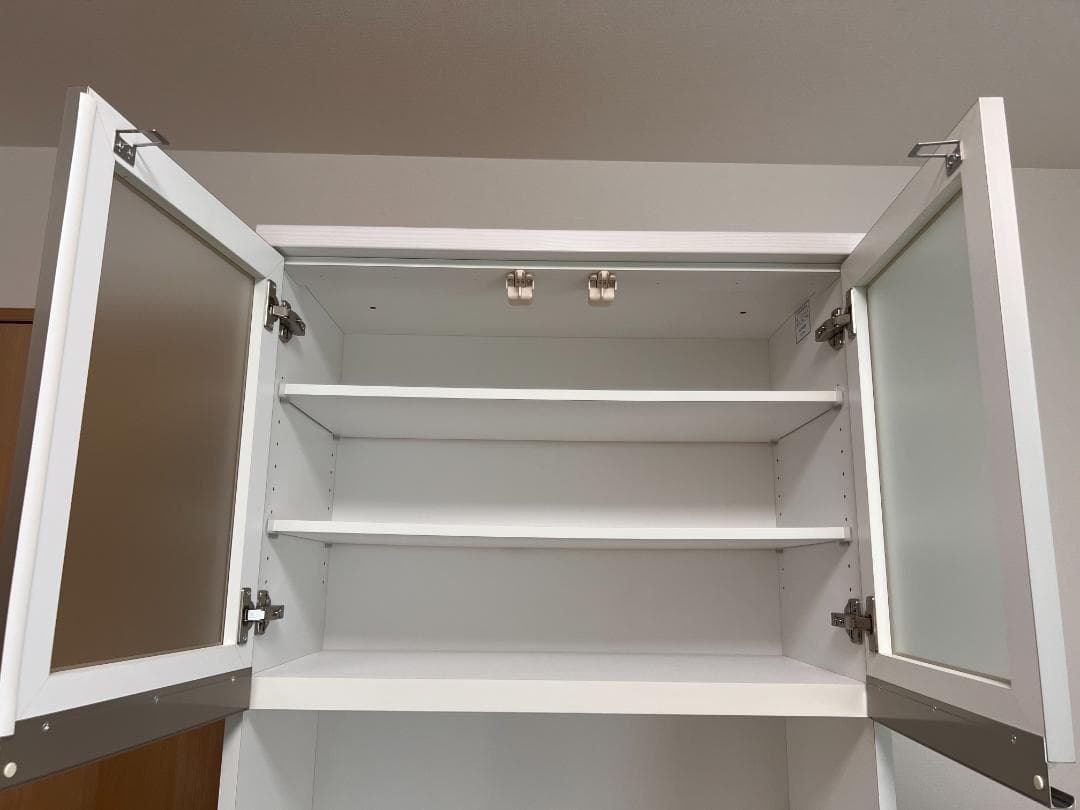 ニトリ　キッチンボード　リガーレ８０　ホワイト