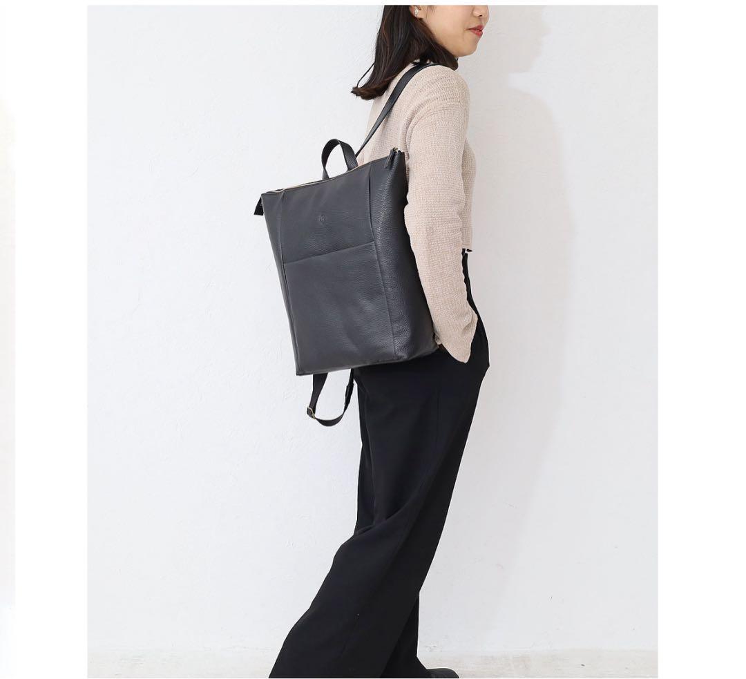 お値下げしました！ CLEDRAN 本革 リュック バック シボ革