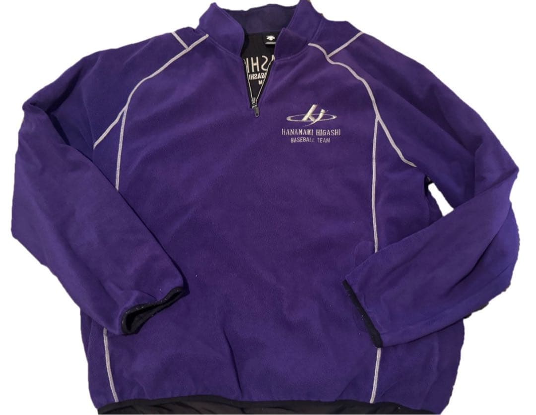 花巻東高校 野球部 DESCENTE フリース ウェア xoサイズ