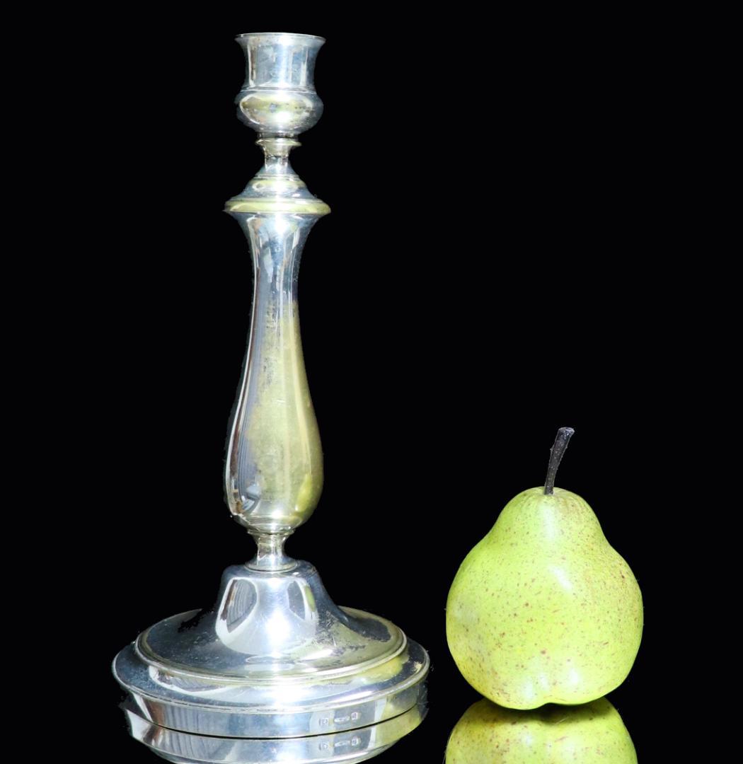 アンティーク・クリストフル キャンドルスタンド 25cm 純銀P 蝋燭立て