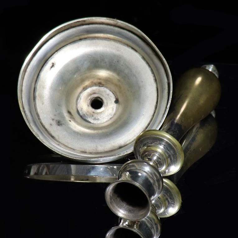 アンティーク・クリストフル キャンドルスタンド 25cm 純銀P 蝋燭立て