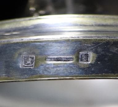 アンティーク・クリストフル キャンドルスタンド 25cm 純銀P 蝋燭立て