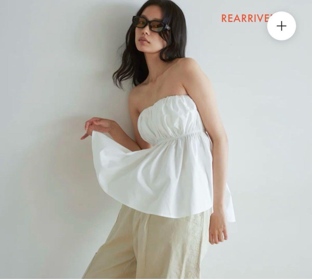 【シールームリン】ウエストShapeパッドinベアトップ ホワイト M