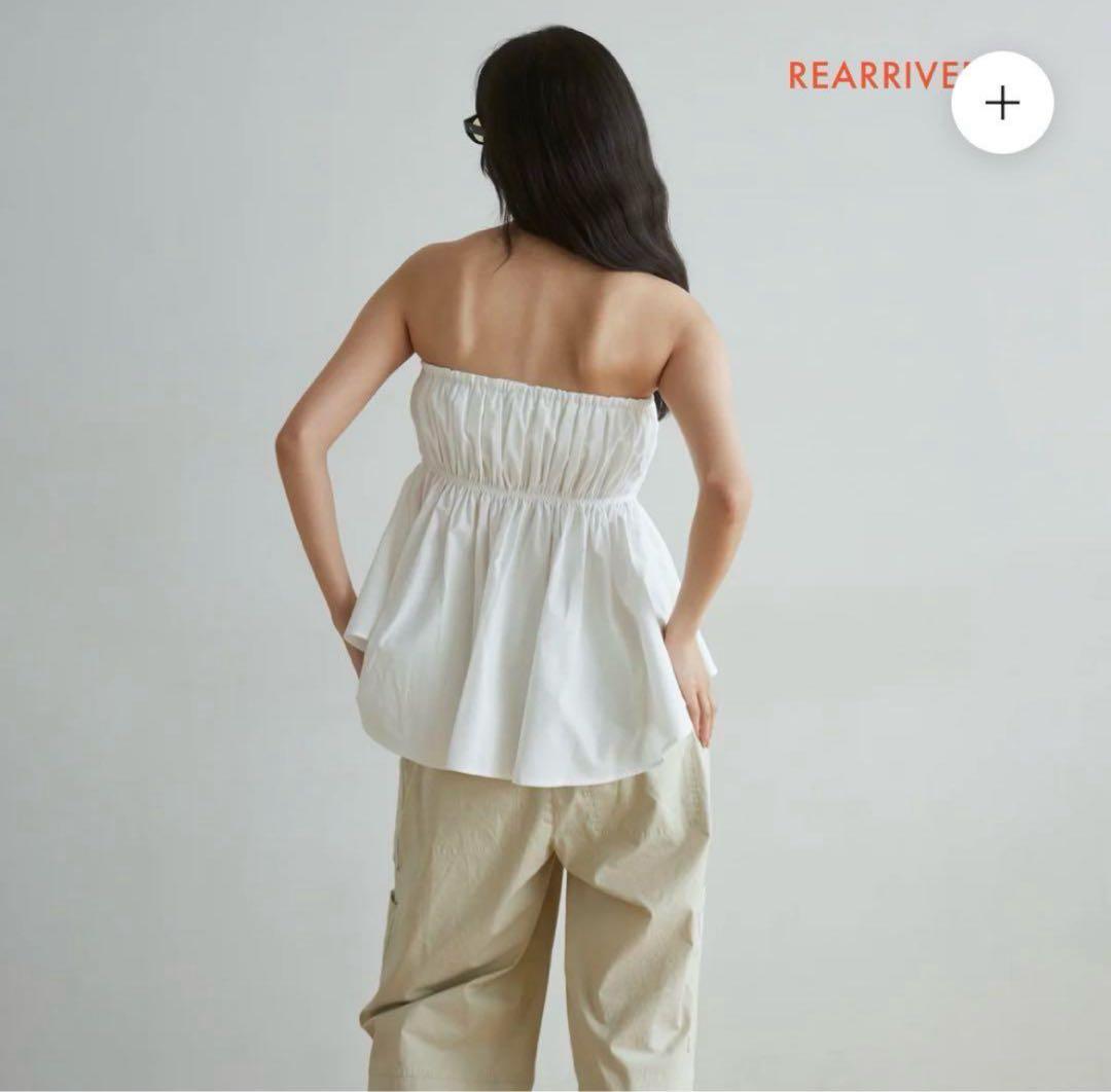 【シールームリン】ウエストShapeパッドinベアトップ ホワイト M