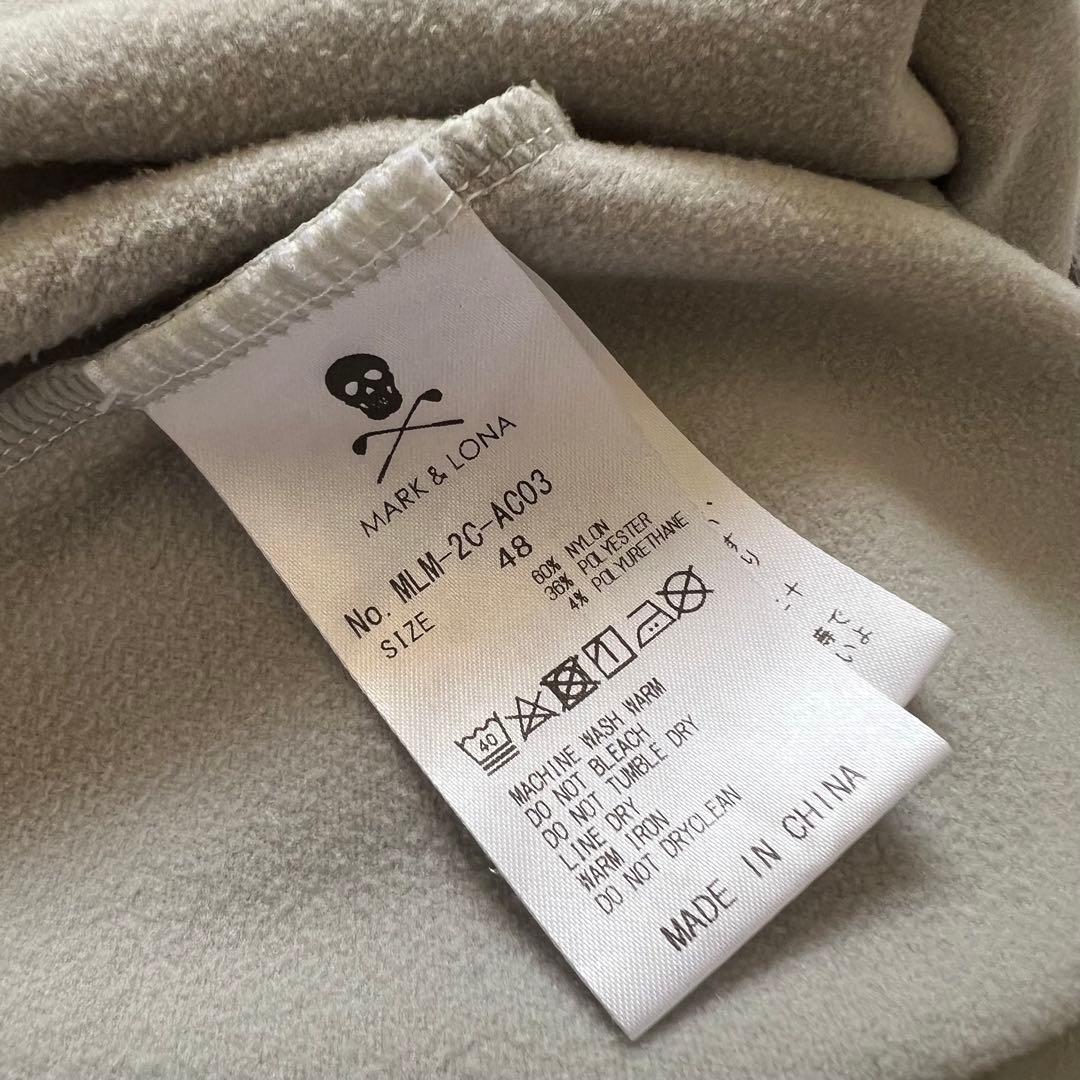 MARK&LONA マークアンドロナ　ハーフジップ モックネック　スウェット