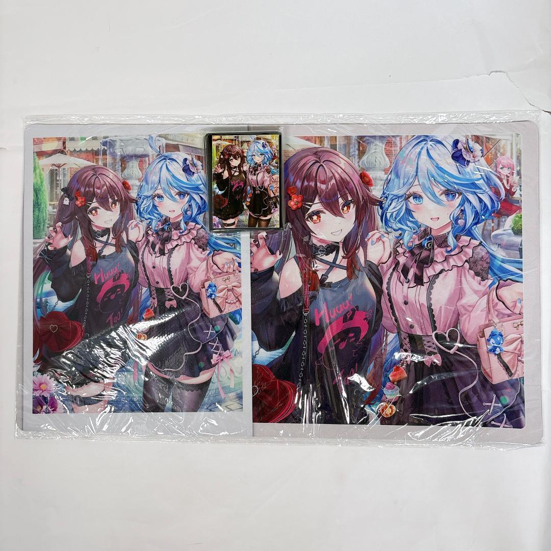 原神 フータオ 胡桃 フリーナ スリーブ プレイマット セット 【midb