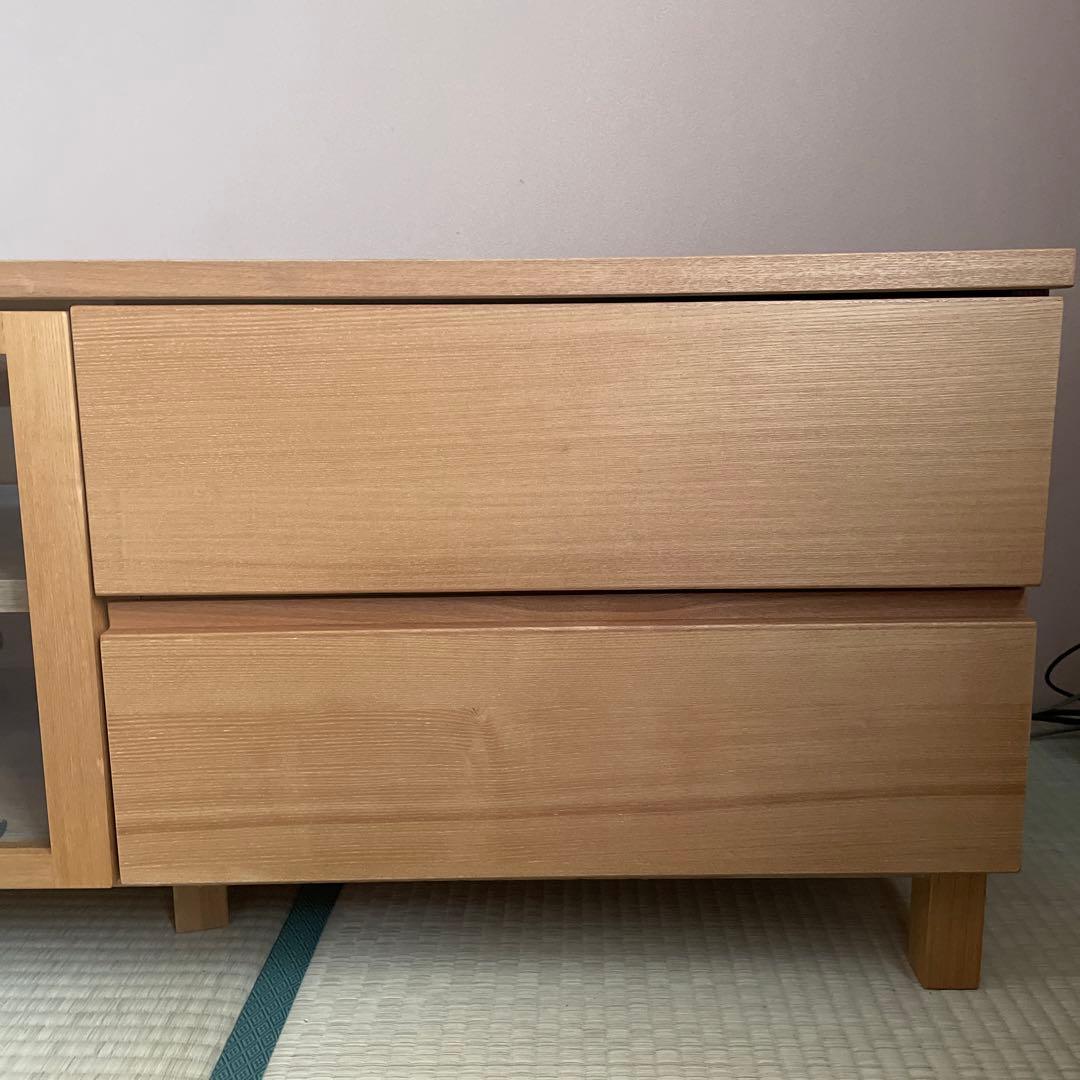 無印良品 MUJI 木製AVラック テレビボード テレビ台 幅110cm