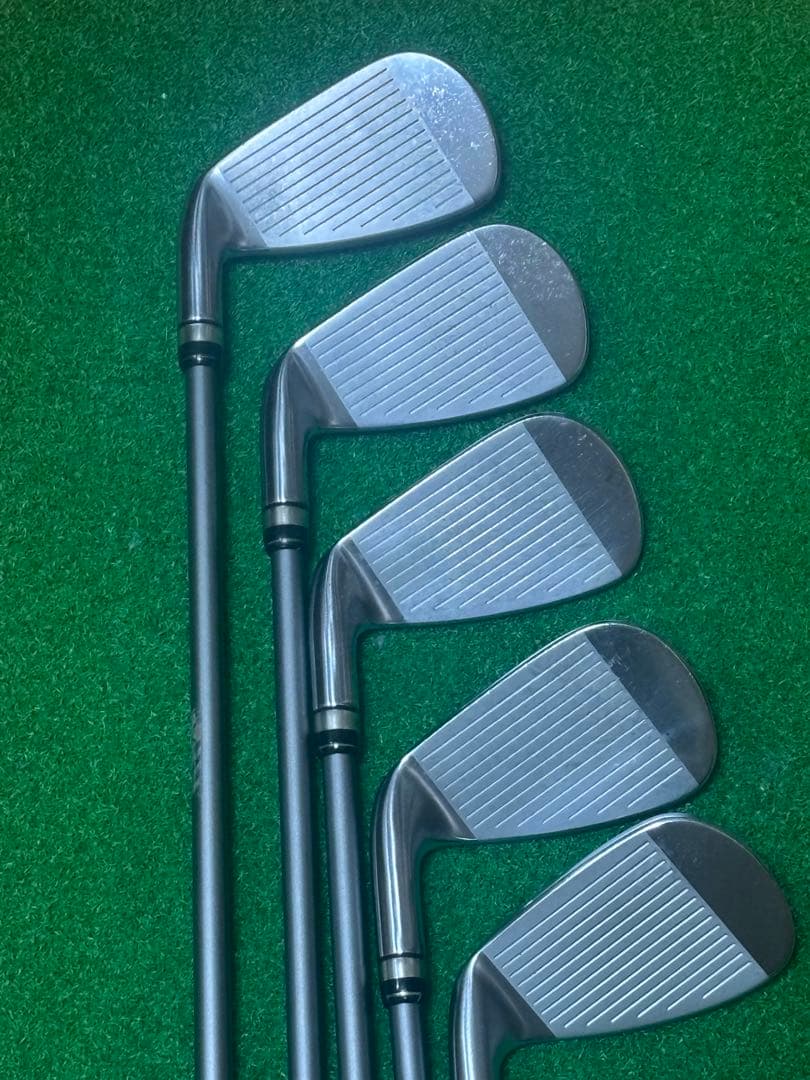 PRGR アイアンセット 赤egg-PC 2017他　5本 （7I〜AW）　SR