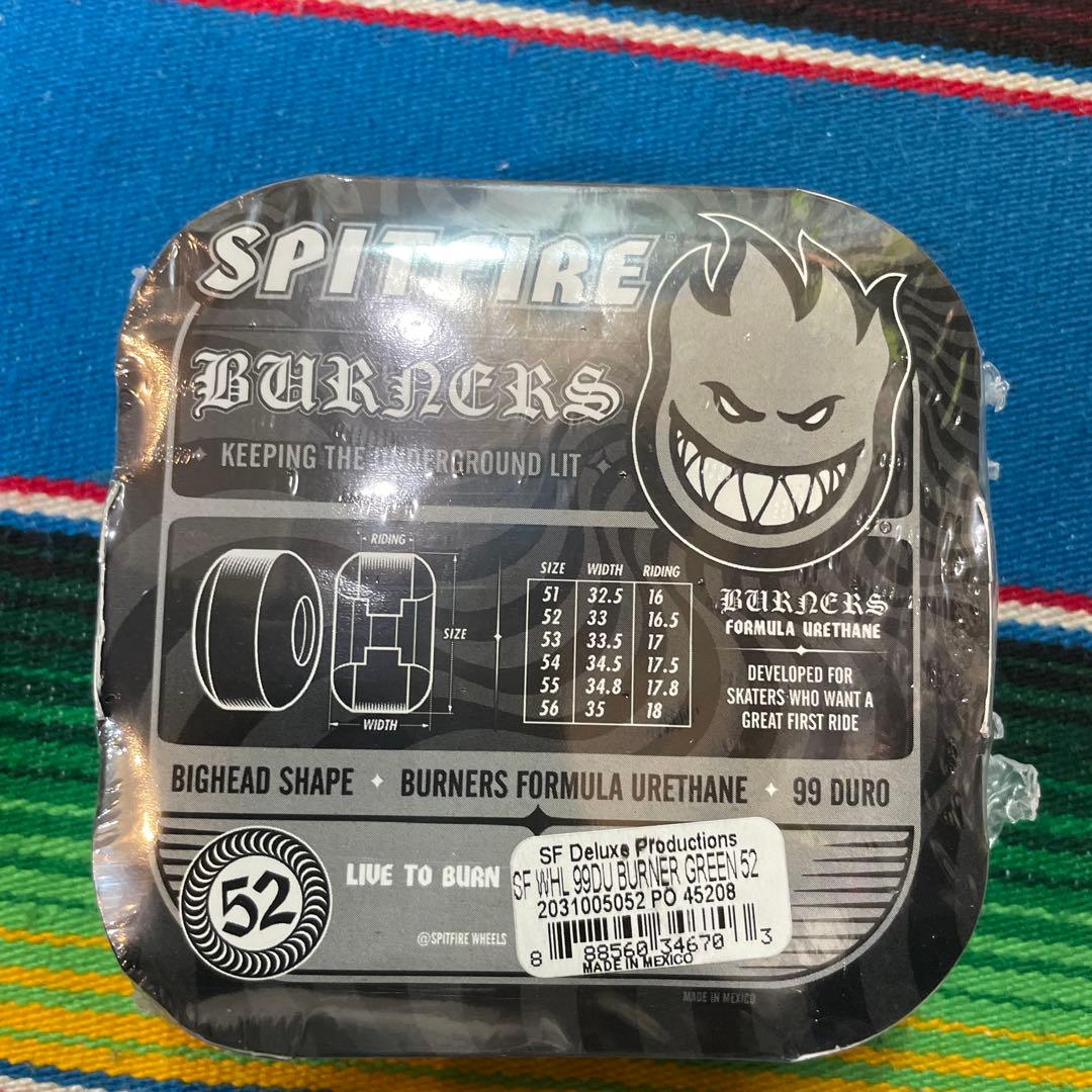 SPITFIRE BURNERS 52mm 99aグリーンウィール