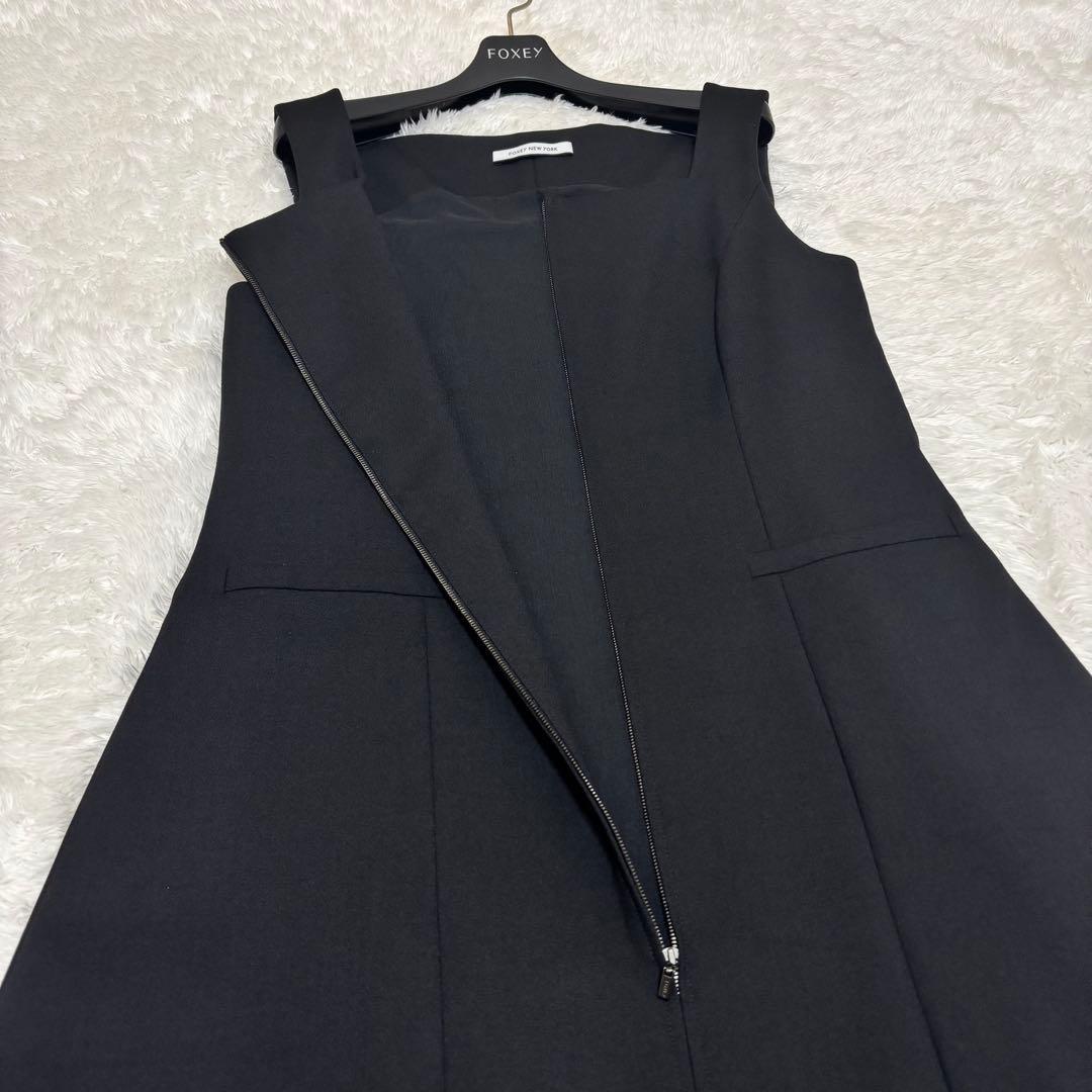 24年 FOXEY LOLA ワンピース 42サイズ　ジャンスカ　44846