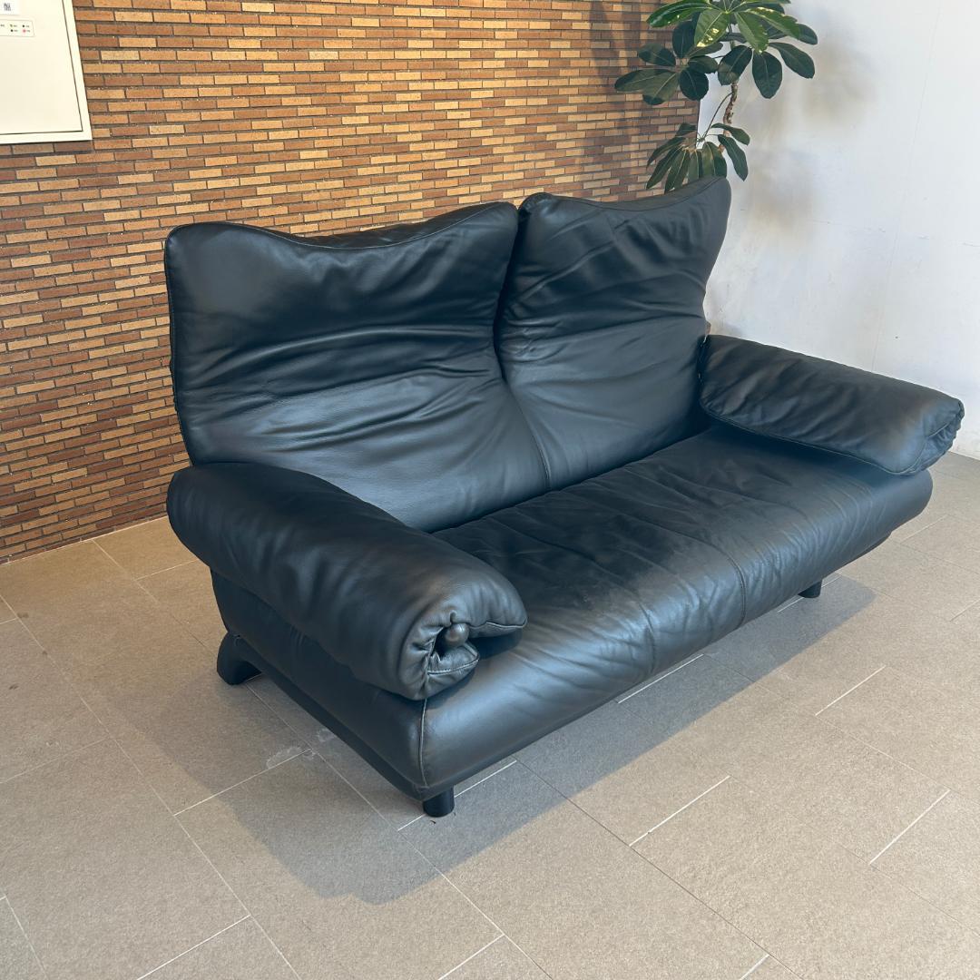 新春還元セール♥Poltromec Gemini 本革ソファ 2人掛け