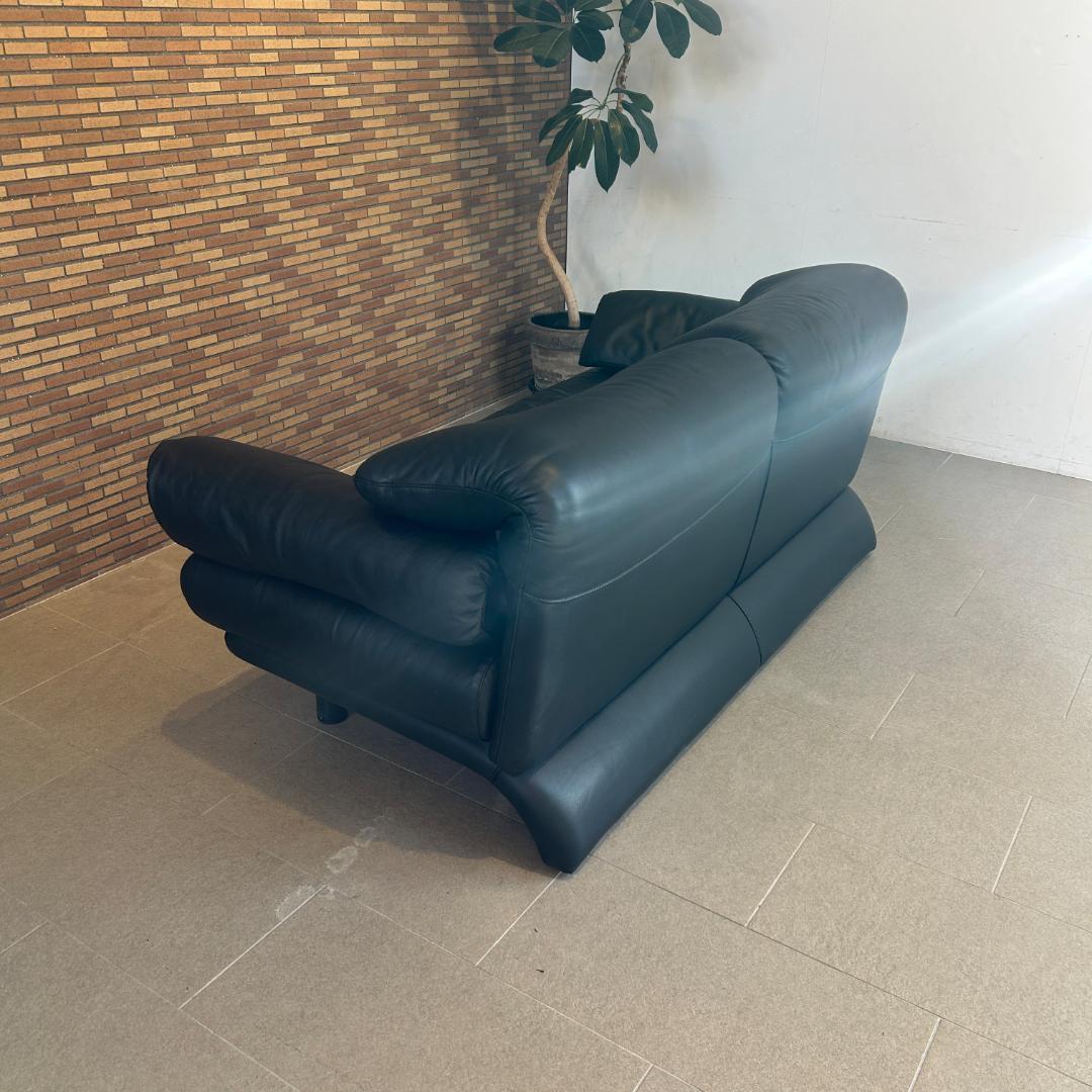 新春還元セール♥Poltromec Gemini 本革ソファ 2人掛け