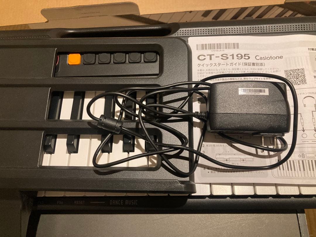 極美品 付属品完備 CASIO CasioTone CT-S195 61鍵盤