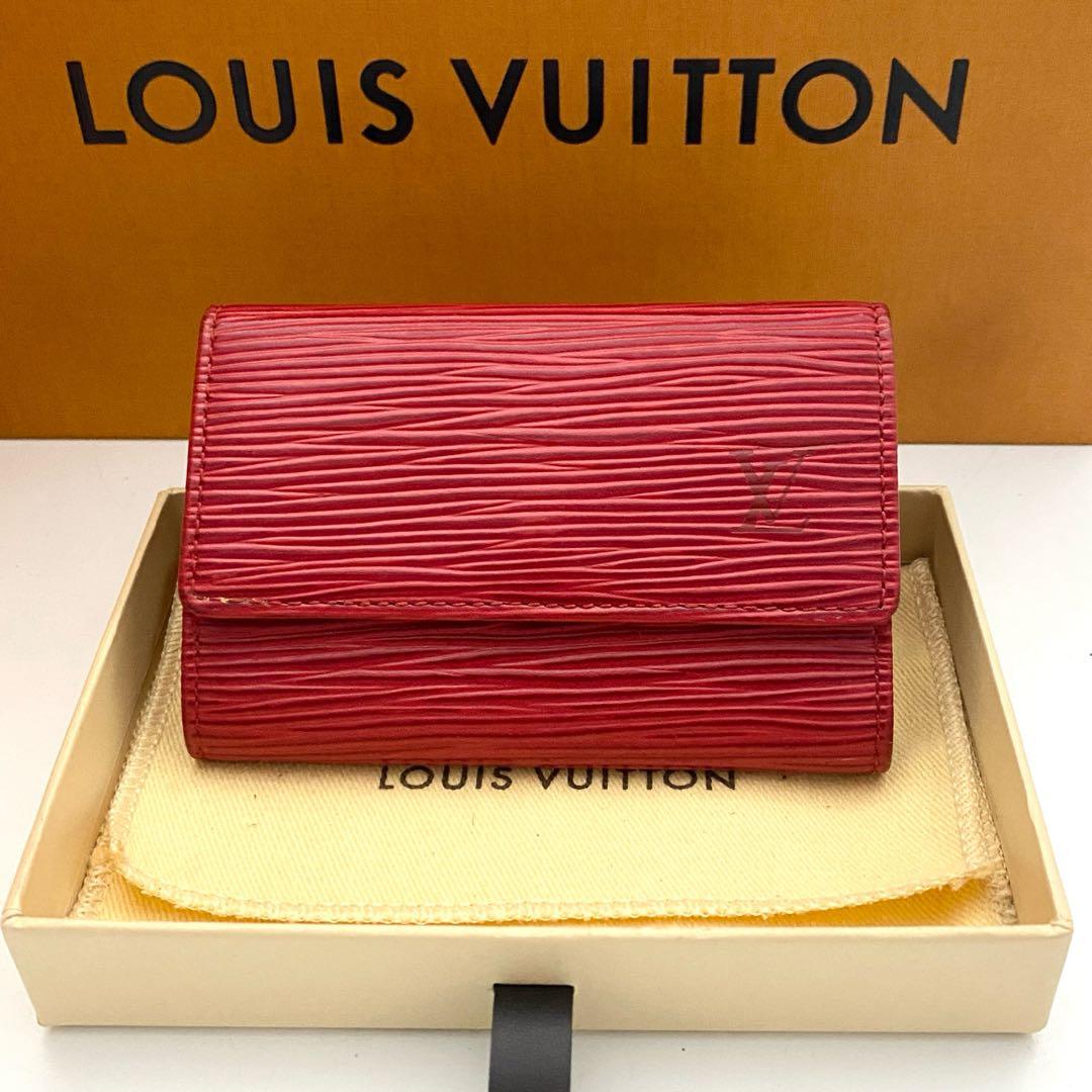ルイヴィトン　エピ　キーケース　ミュルティクレ6 赤