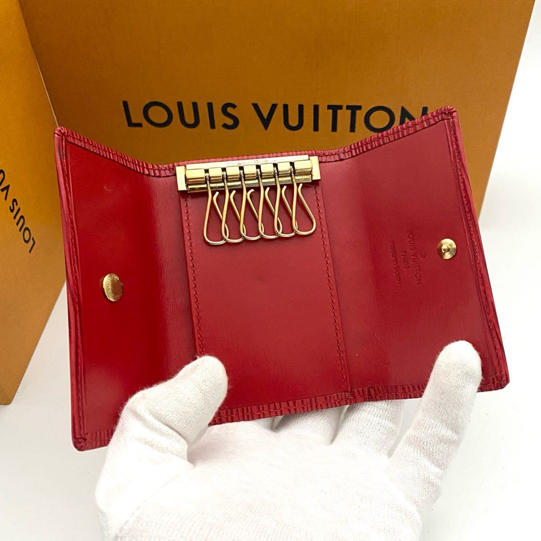 ルイヴィトン　エピ　キーケース　ミュルティクレ6 赤