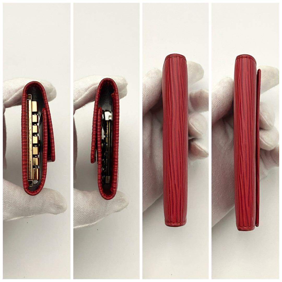 ルイヴィトン　エピ　キーケース　ミュルティクレ6 赤