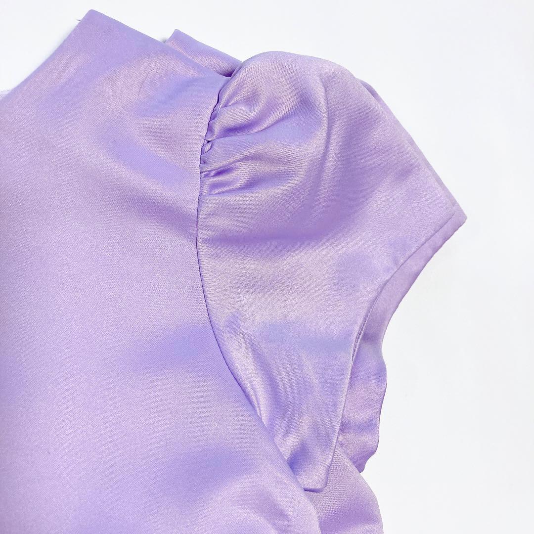 ラベンダー 刺繍 120 セレモニー 入学 卒園 発表会 フォーマル