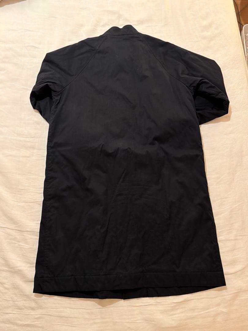 【値下げ中！早い者勝ち】【美品】MHL. ステンカラーコート NAVY