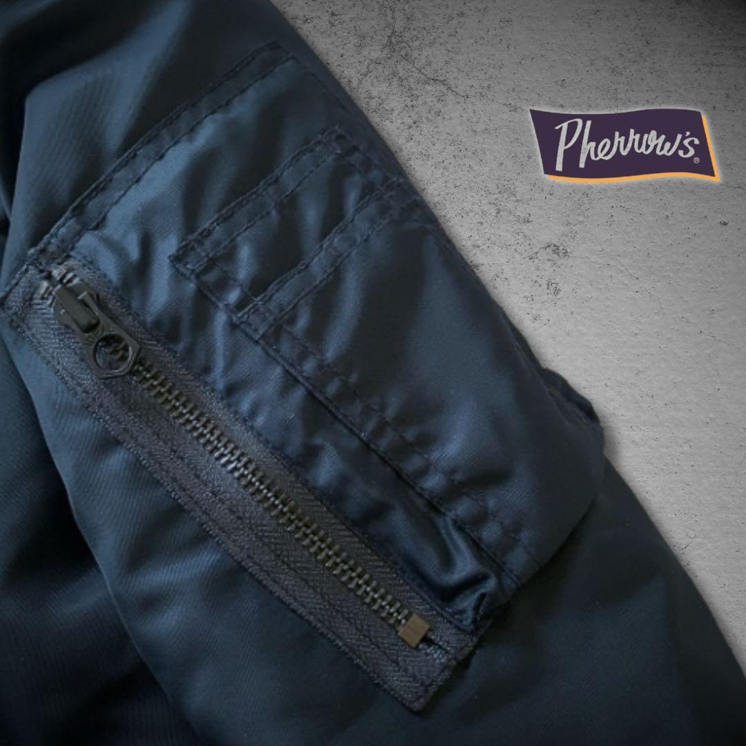 『光沢感◎』Pherrow's(フェローズ) MA-1 フライトジャケット