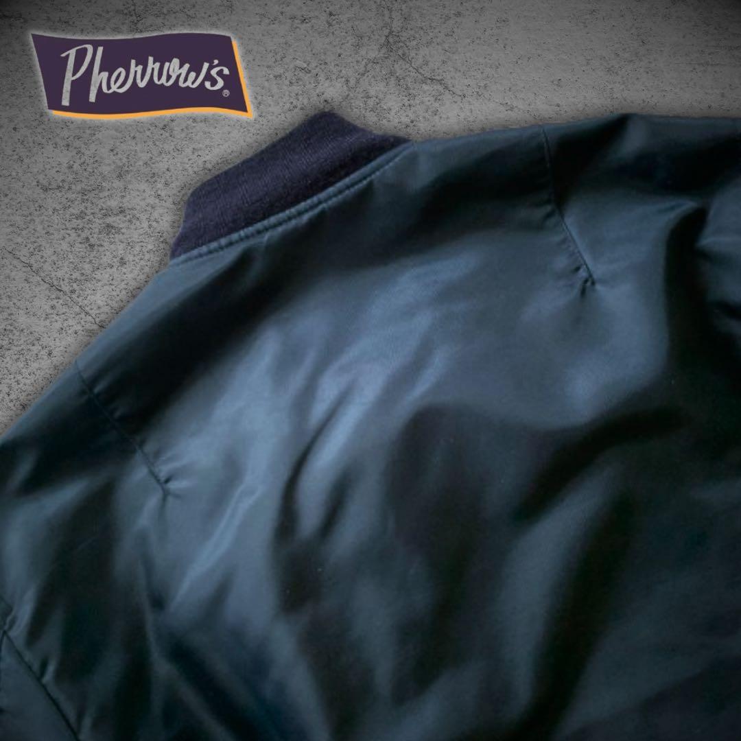 『光沢感◎』Pherrow's(フェローズ) MA-1 フライトジャケット