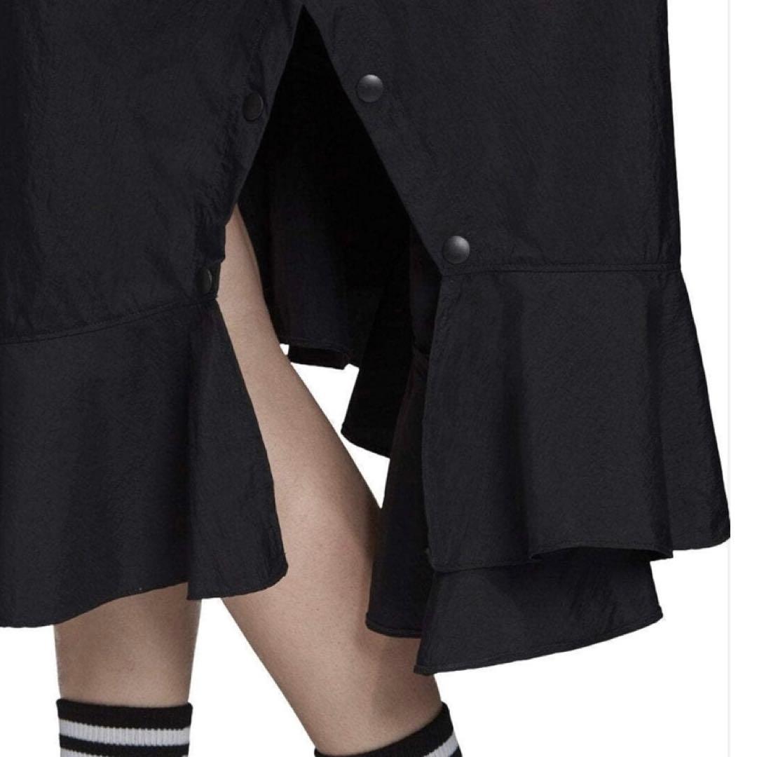 アディダス adidas originals J KOO ポンチョ フリル 黒