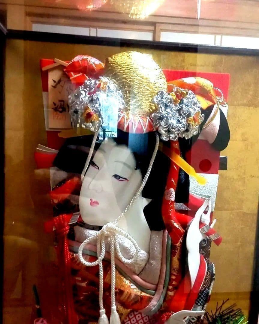 JAPANQuality羽子板の飾り人形　破魔弓2点セットお祝いお正月縁起物遊び