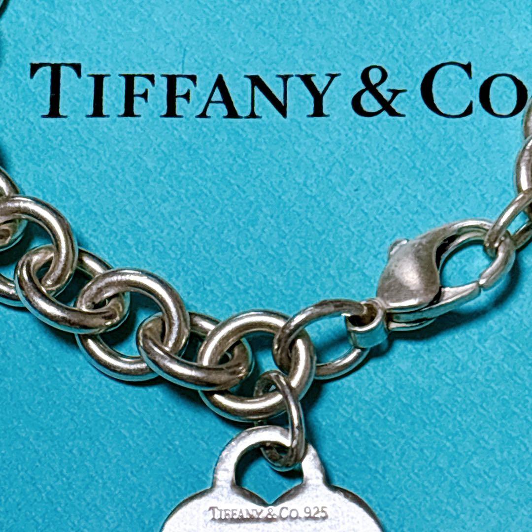 【美品】19.3cm ティファニー ハートタグ ブレスレット SV925