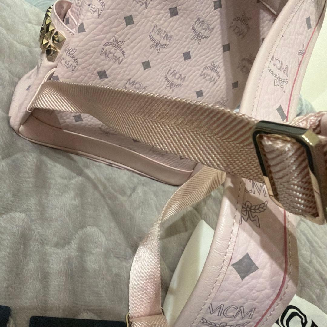 MCM パウダーピンク リュック 正規品 Sサイズ スモールサイズ