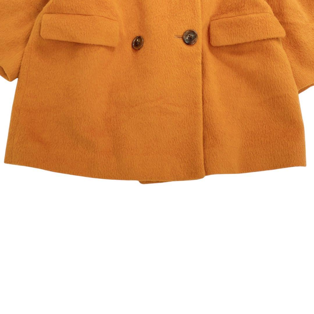 10T242☆UNITED ARROWS シャギー ハーフコート アウター 秋冬