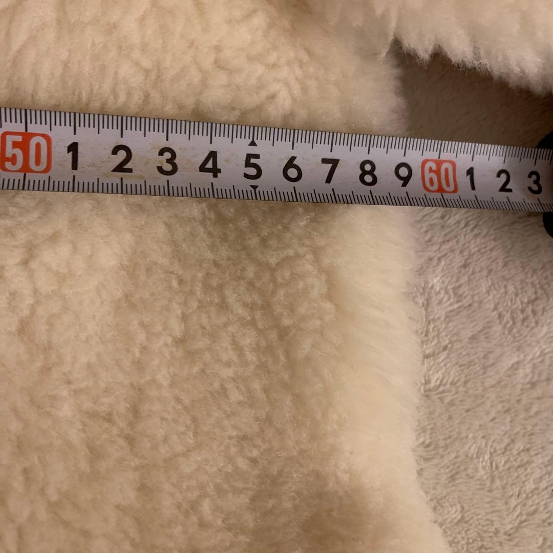 Chi Chan ホワイト ボア　ロングコート