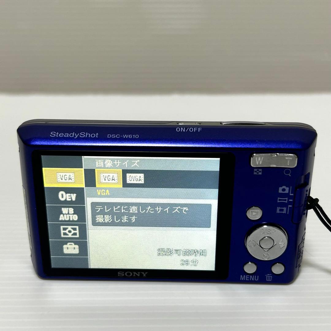 美品 SONY Cyber-shot DSC-W610 コンパクトデジタルカメラ