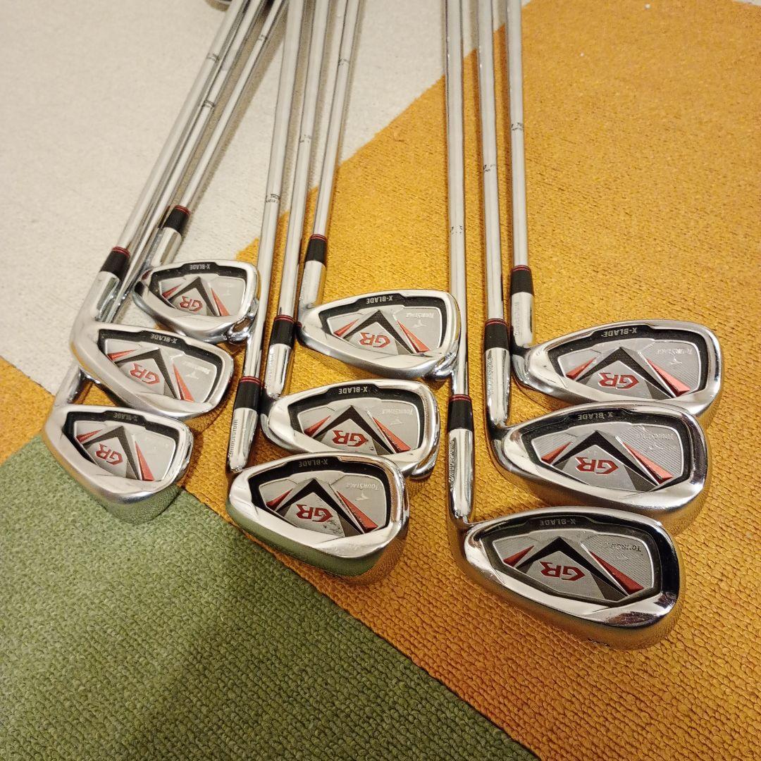 ブリジストンGRシリーズセット（DW2本、FW3本、アイアン9本）