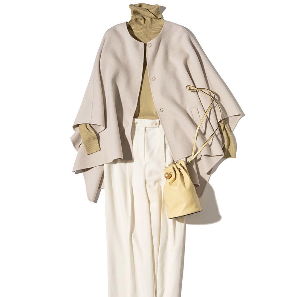 【セオリーリュクス】ケープコート Light Rever Capel カシミヤ混