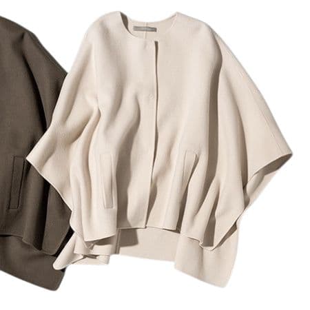 【セオリーリュクス】ケープコート Light Rever Capel カシミヤ混