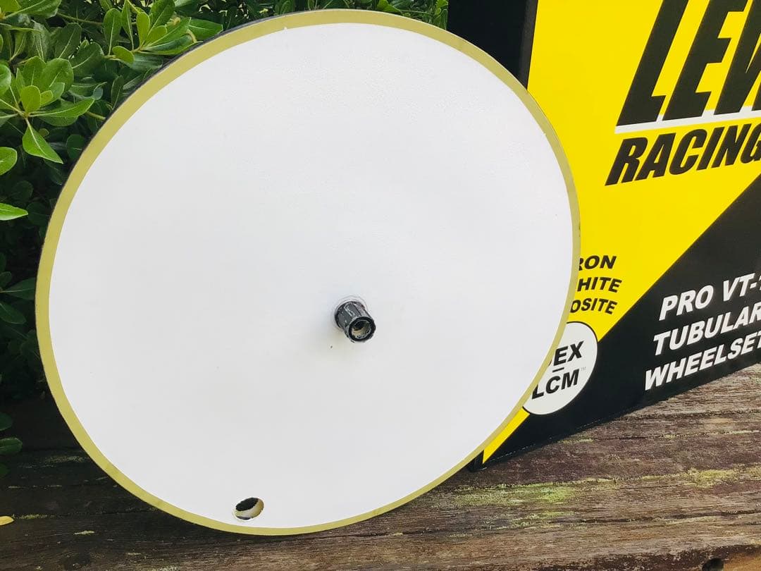 カンパ ケブラー白ディスクホイール 700C TU シマノ7s リアのみ 未使用