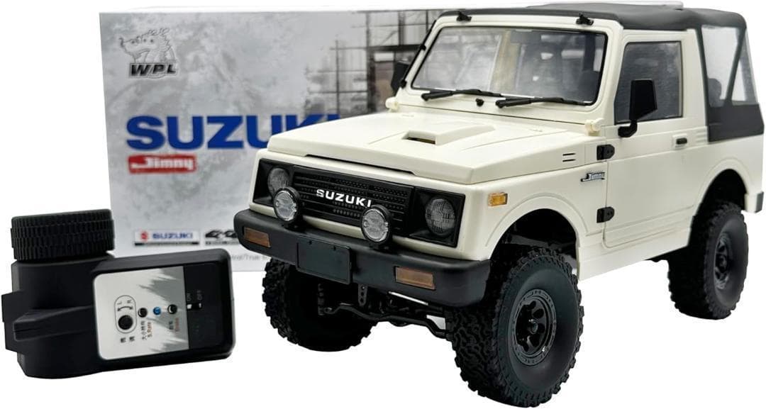 【新品】WPL スズキ ジムニー 幌(JA11C) C74-1 RTR・ホワイト