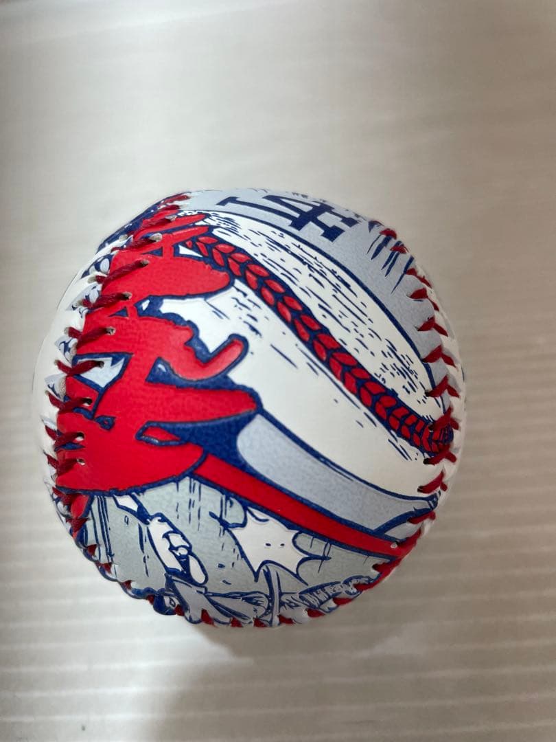 kntoy57-0048ドジャース　大谷翔平　ロゴボール　 漫画風デザイン