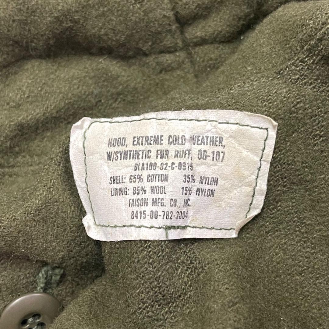 US.Army 米軍実物 M-65 Fishtail Parka S