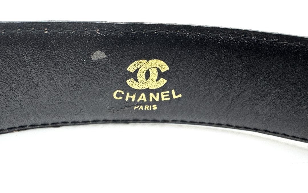 CHANEL シャネル ベルト ブラック　 ヴィンテージ