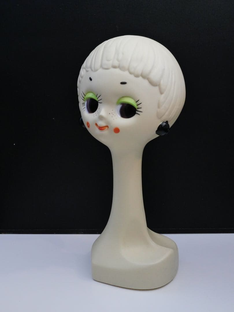 ツイッギー ヘッドマネキン ビンテージ レトロ - アンティーク雑貨最