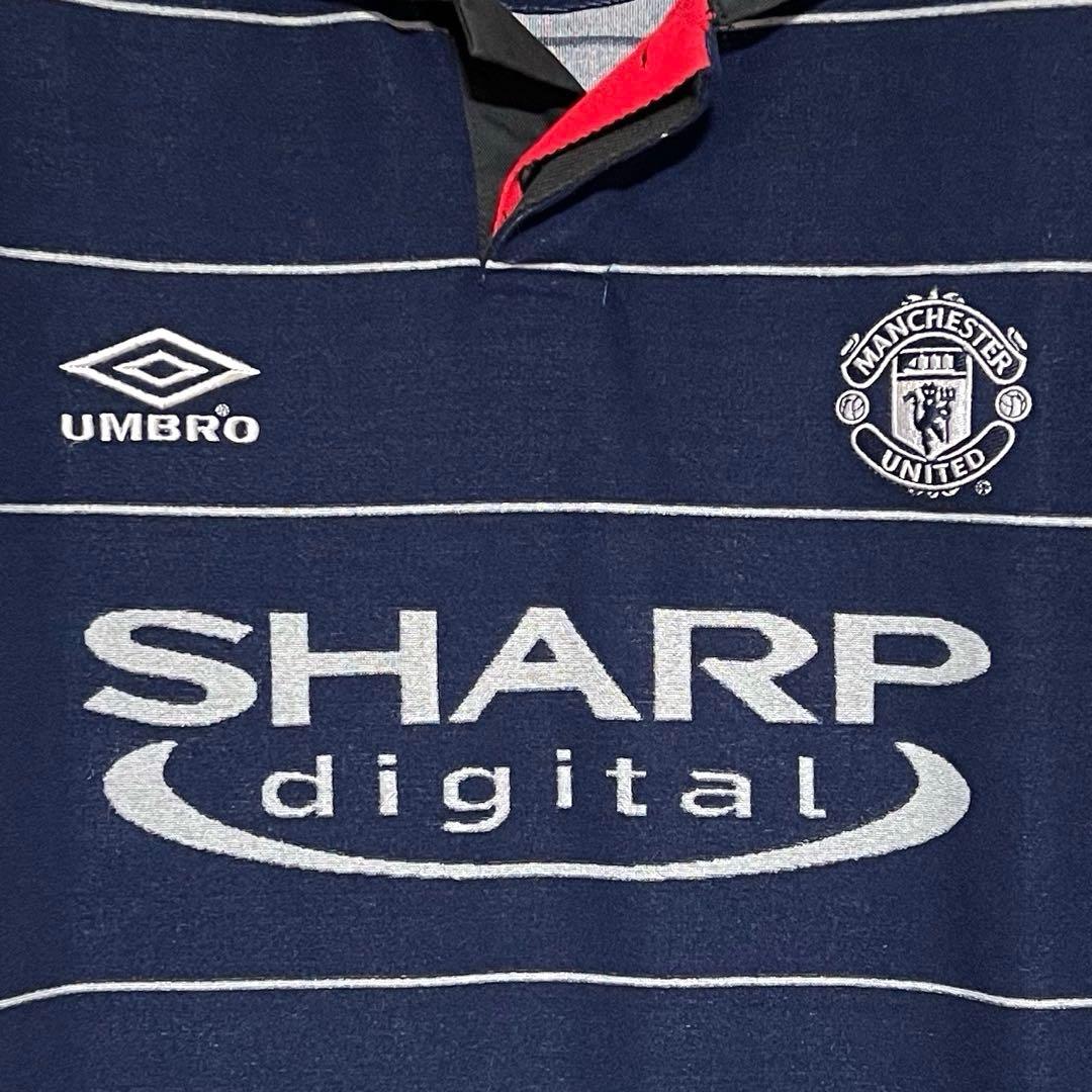 極美品！】99/00 マンチェスター・U ♯7 ベッカム【Mサイズ】パイル地