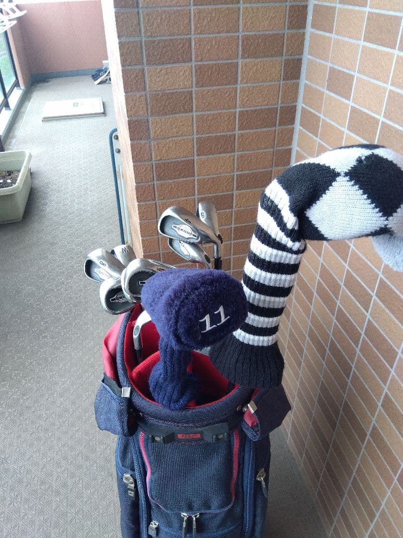 onoff ゴルフキャディバッグ ネイビー　　9.5型