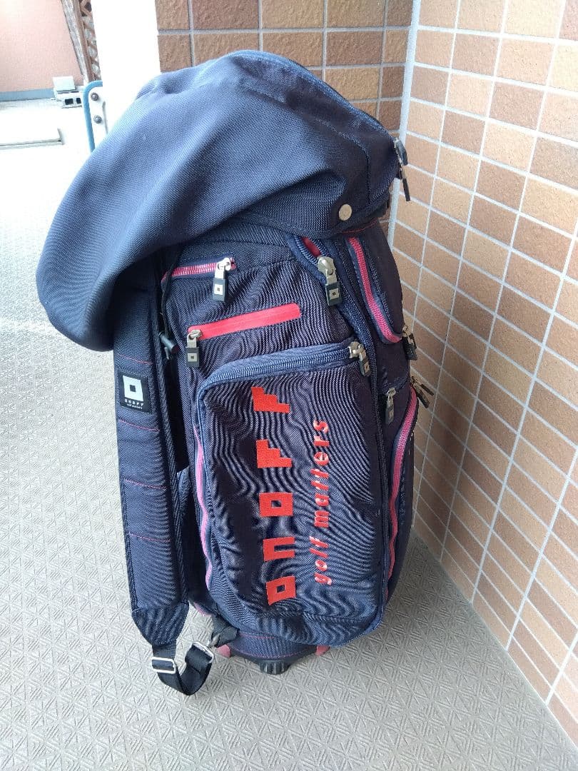 onoff ゴルフキャディバッグ ネイビー　　9.5型