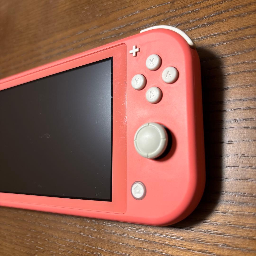 Nintendo Switch Lite コーラルピンク本体 充電器　外箱付き