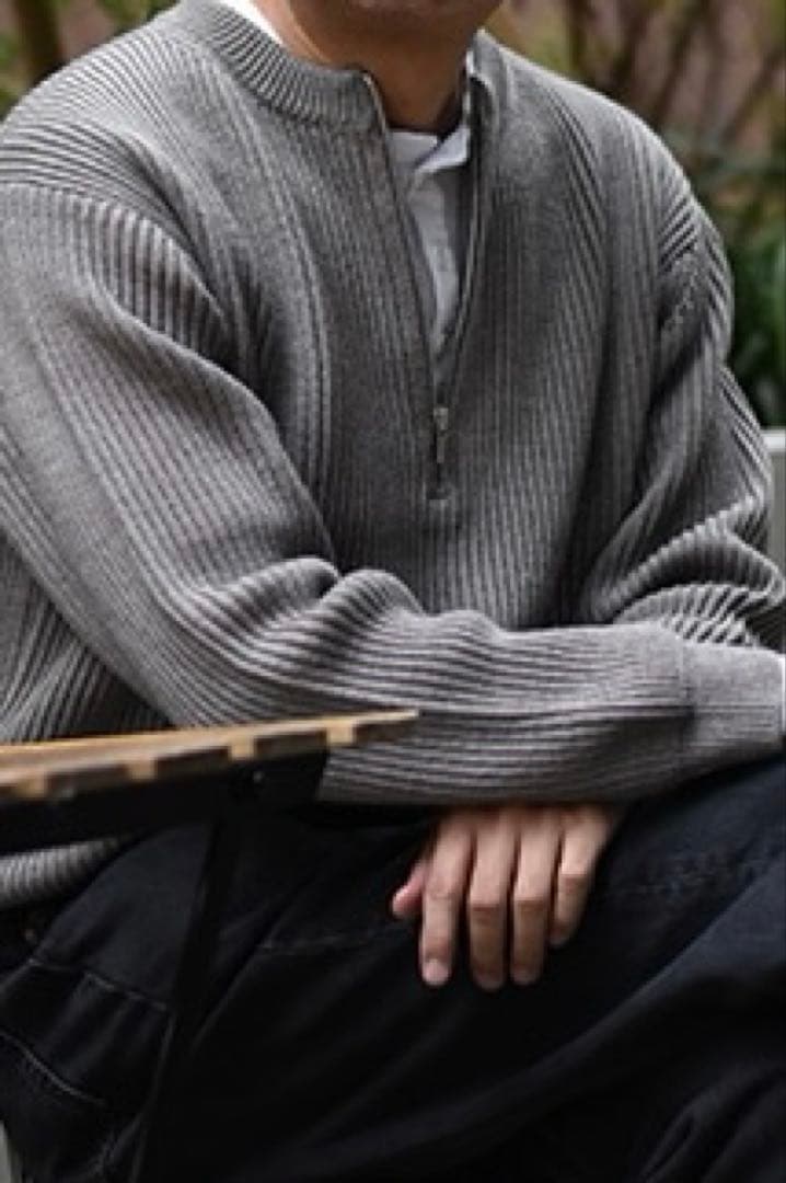 LOFTMAN別注 BATONER バトナー ハーフジップニット4（L〜XL） - メルカリ