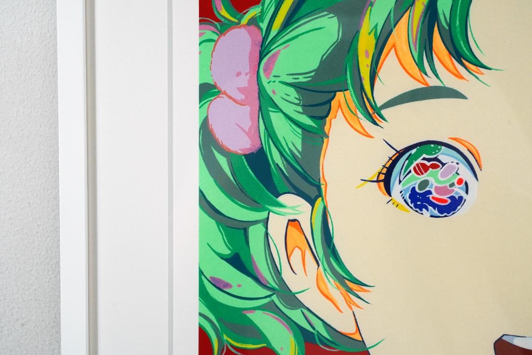 愛☆まどんな「彼女の顔が思い出せない-たぁこ-」シルクスクリーン