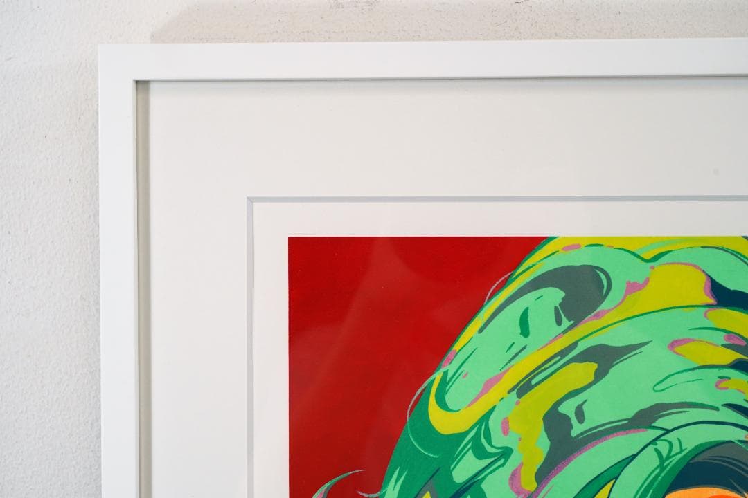 愛☆まどんな「彼女の顔が思い出せない-たぁこ-」シルクスクリーン