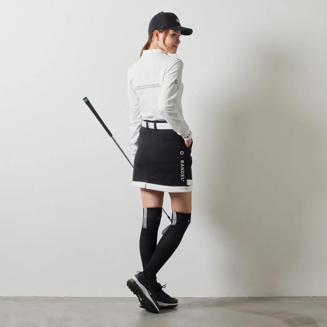 BANDL PIPING HEM SKIRT 黒/白 - メルカリ