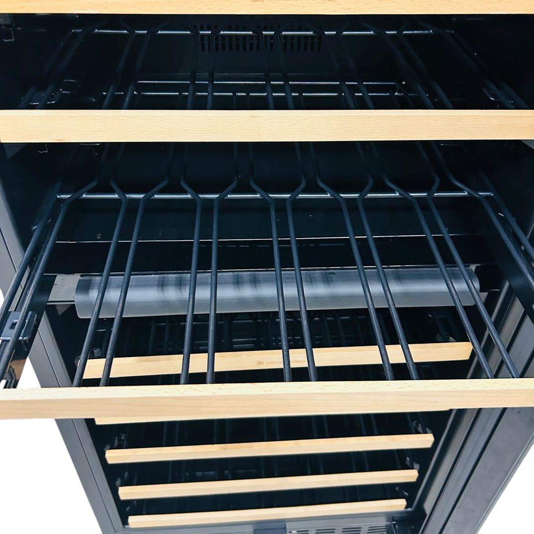 【お引取限定】 さくら製作所 SV78 ワインセラー ワイドツイン冷却 鍵付