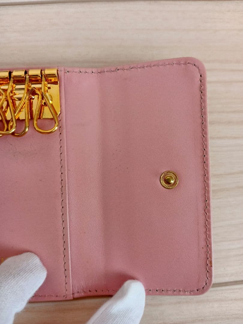 【広夢様ご購入予定の商品】CHANEL ピンク レザー キーケース